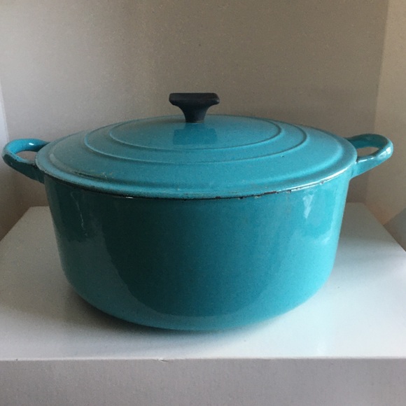 Other - RARE Le Creuset Paris blue cast iron Dutch oven⭐️